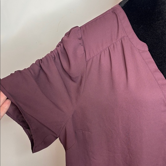 TORRID - “Harper-Georgette” Elegant Mauve Flowy Women's Top - Size 3X - Picture 5 of 11